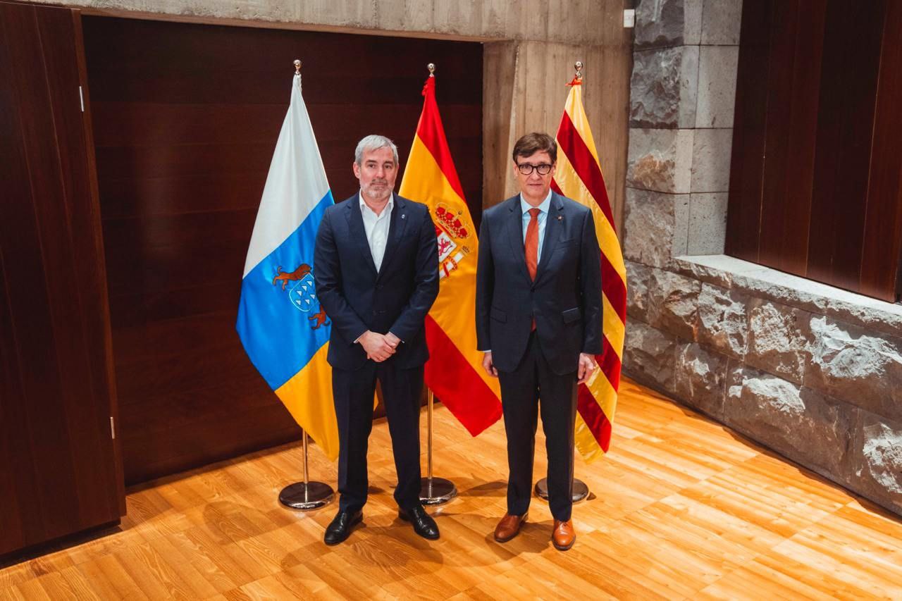 Trobada amb el president canari
