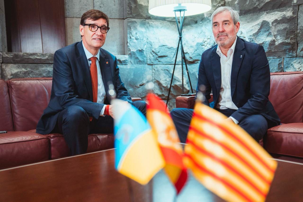 Trobada amb el president canari