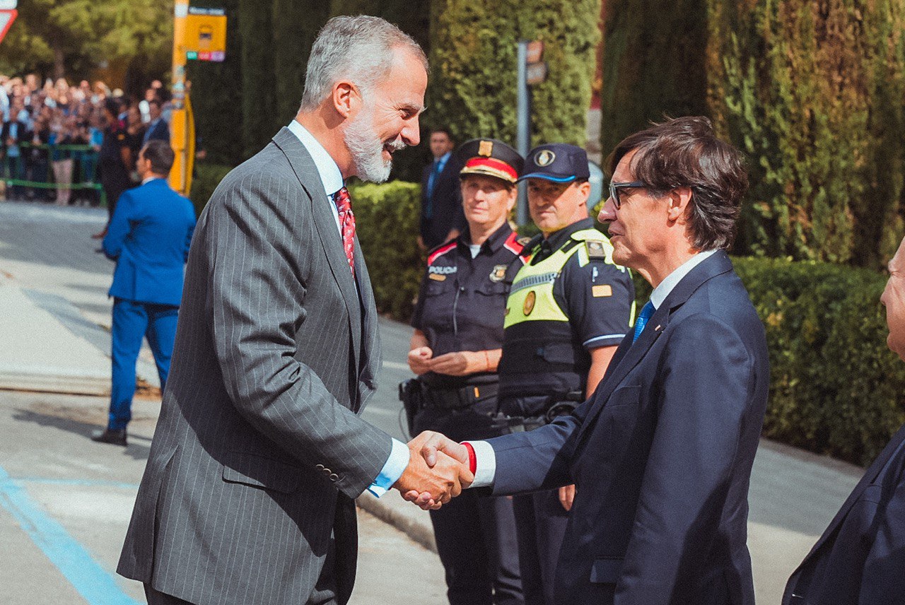 Salutació al Rei Felip VI
