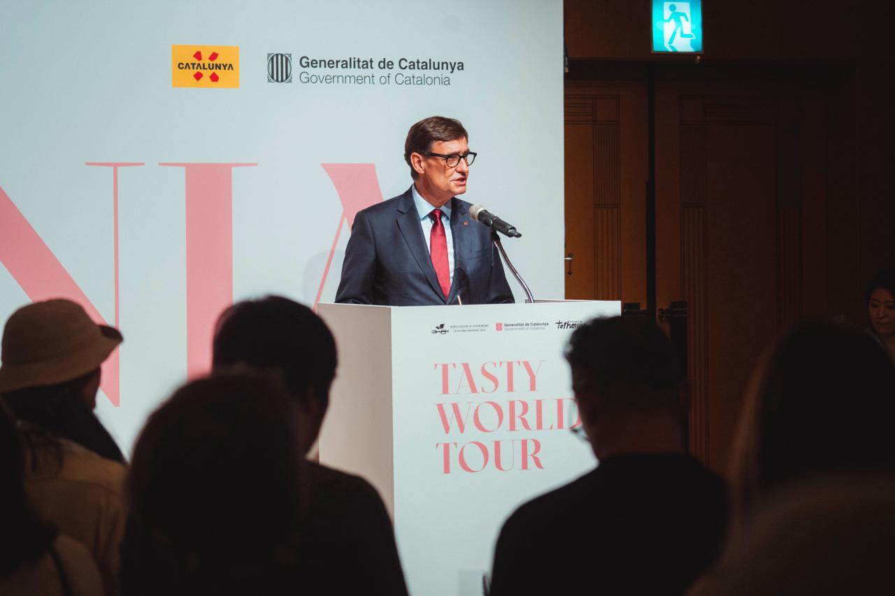 Intervenció del president en el sopar amb motiu de la designació de Catalunya com a Regió Mundial de la Gastronomia 2025