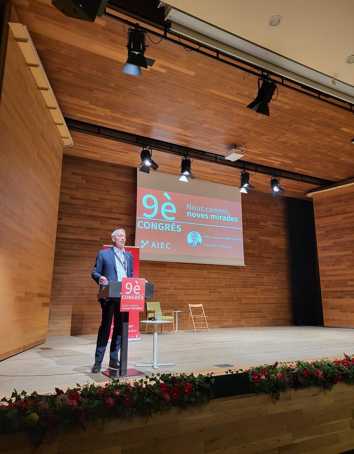 El conseller d'Educació clou el 9è congrés d'inspectors i inspectores de Catalunya