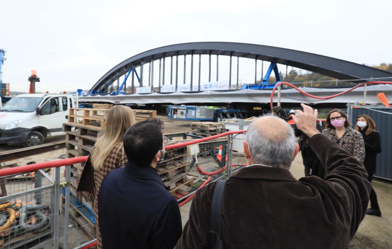 Visita al Pont Seiber, el projecte que està duent a terme l’estudi català RCR Arquitectes