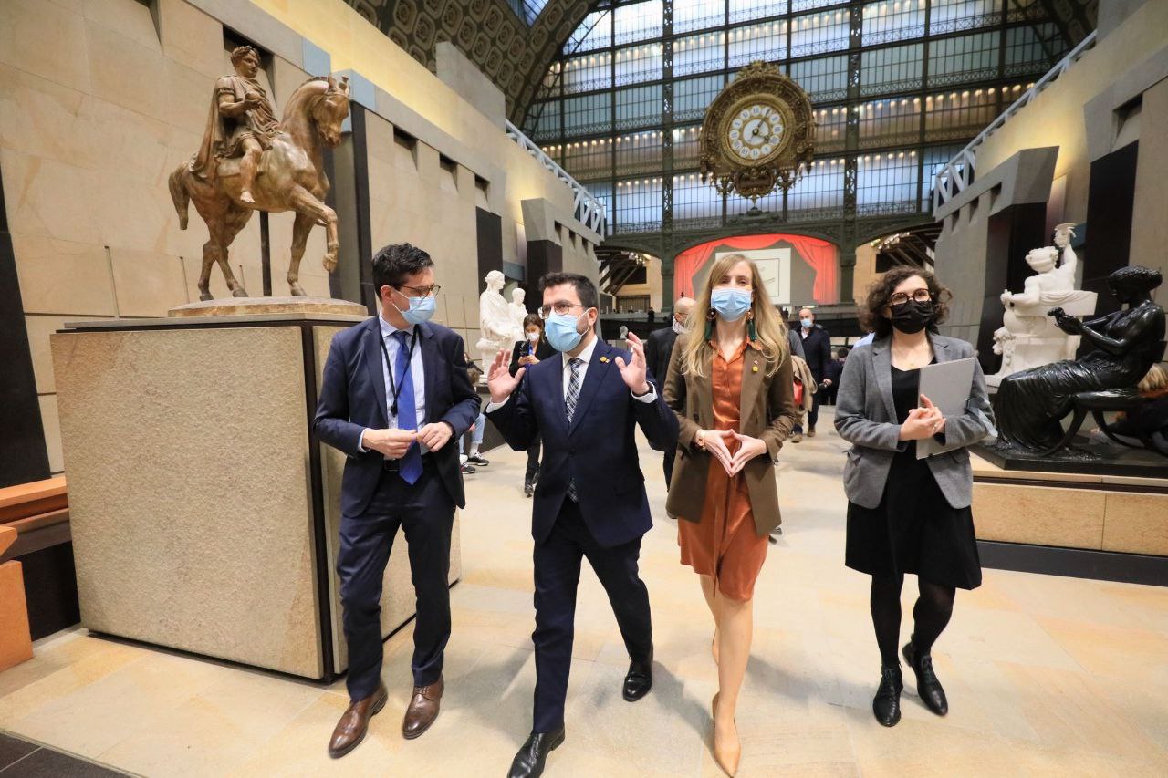 Visita al Musée d’Orsay i reunió amb el seu president, Christophe Leribault