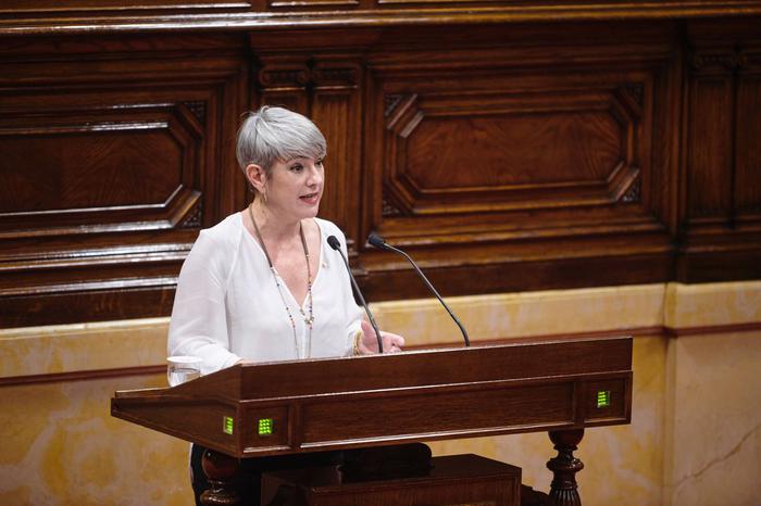 La consellera Lourdes Ciuró al Parlament de Catalunya