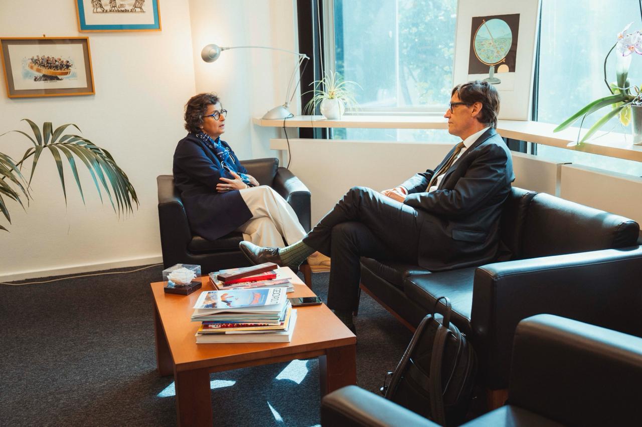 El president ha pronunciat la conferència 'For a federal Europe that lives up to its principles. Catalonia's vision in the face of the new world order' a la universitat Sciences Po de París.