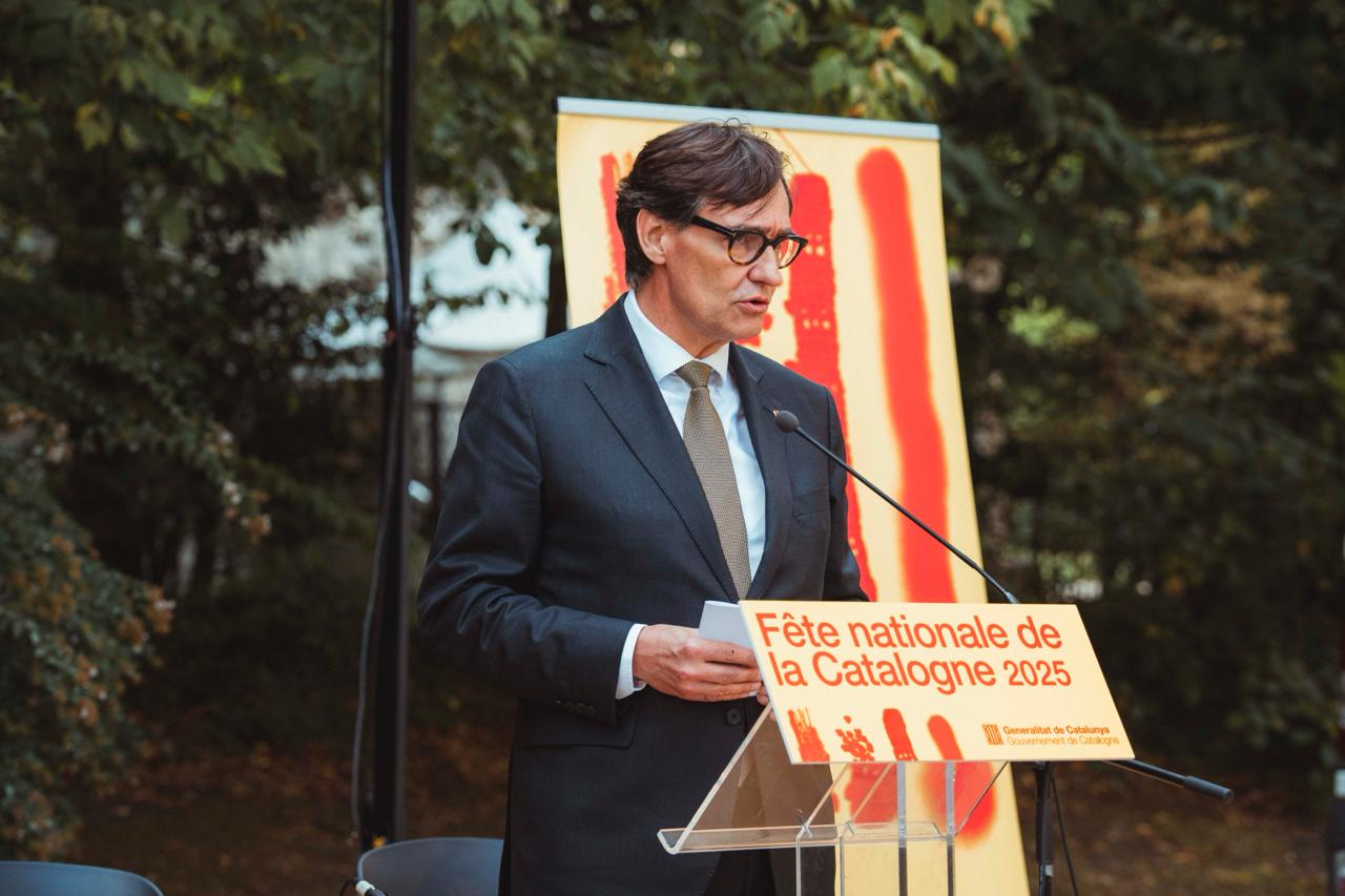 Acte de la Delegació del Govern a França amb motiu de la Diada Nacional de Catalunya