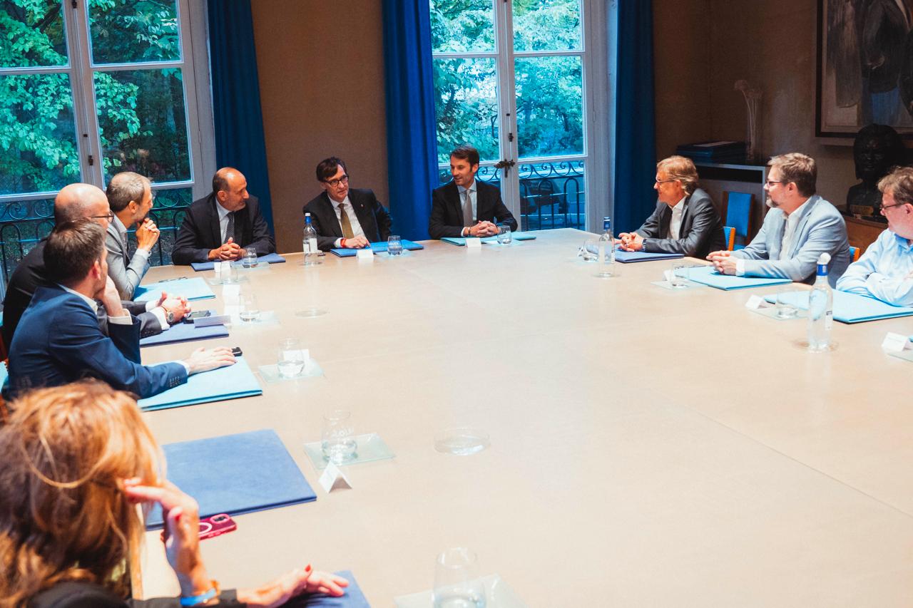 Trobada amb directius catalans d'empreses franceses i catalanes establertes a França.