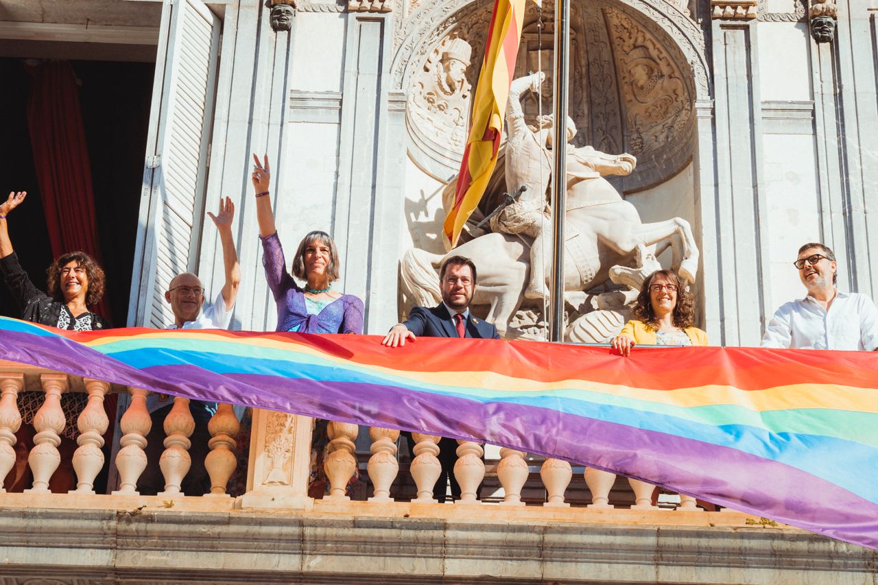 Dia de l'Orgull: Recepció als representants de les entitats LGTBI+