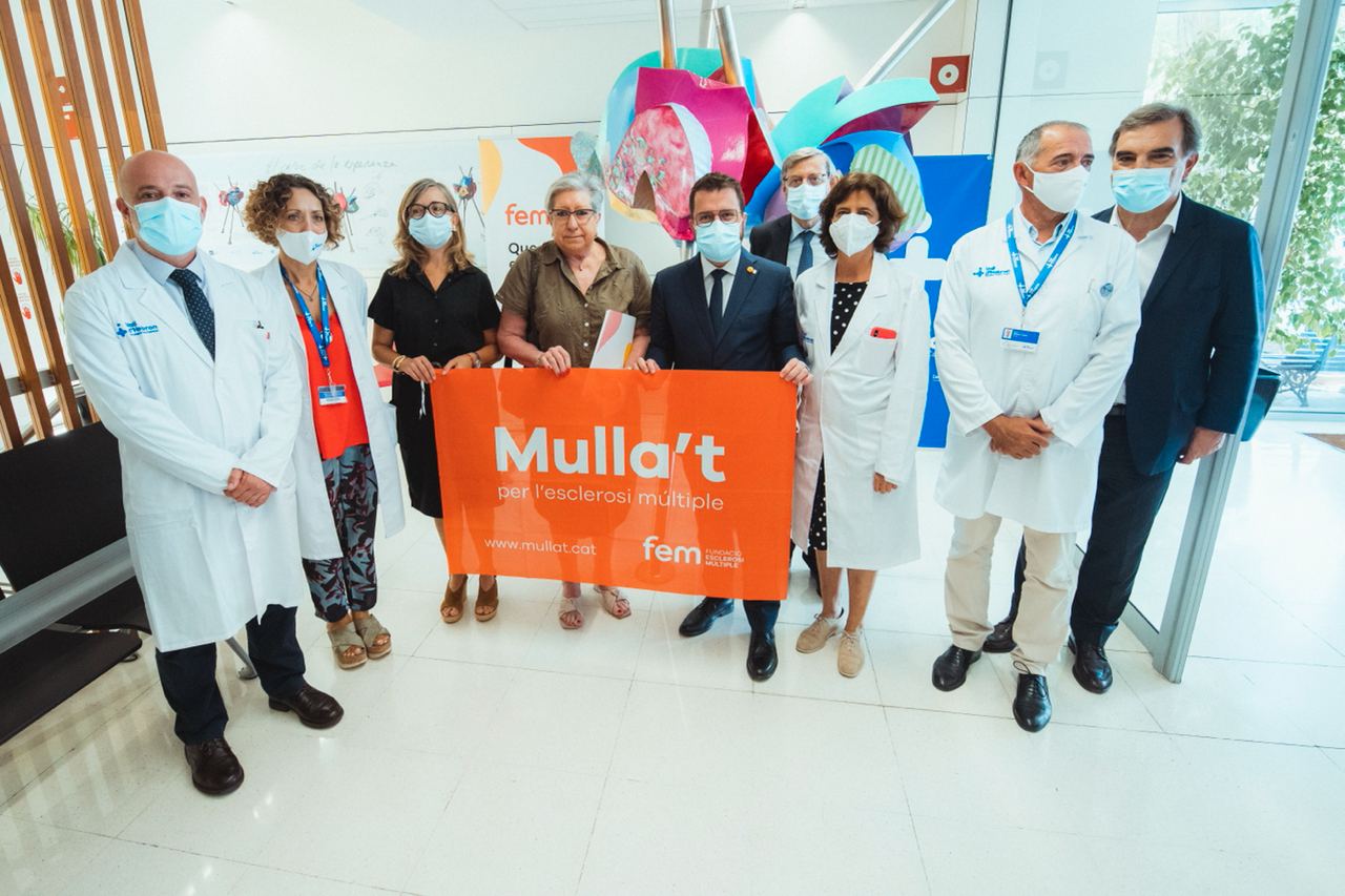 Visita al Centre d’Esclerosi Múltiple de Catalunya