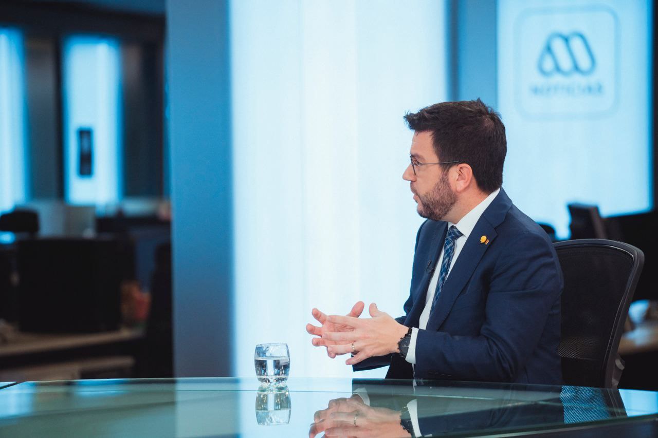 El president ha estat entrevistat al programa "Mundo+" del Canal Mega